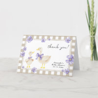 Cadeau de remerciement pour baby shower bébé oie m