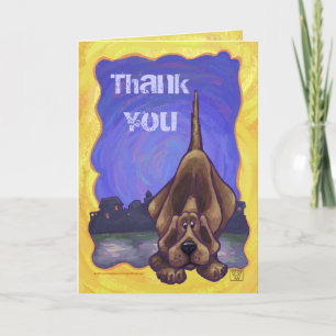 Carte De Remerciements Cadeaux et Accessoires pour Chiens Ludiques