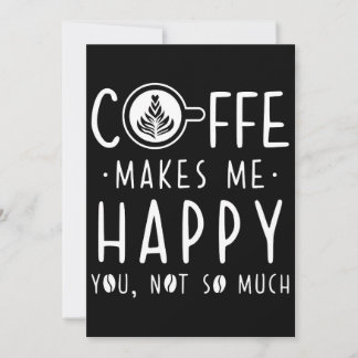 Carte De Remerciements Café Lover Me Rend Heureux