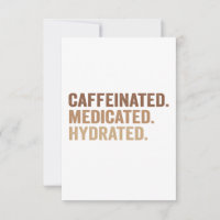 Cafféiné Médicament Hydraté Drôle Addict Adhd