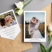 Calligraphie classique script photo mariage