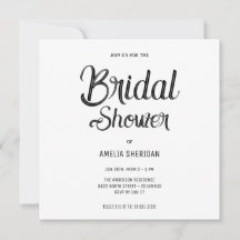 Calligraphie Élégante | Baby Shower de Mariée