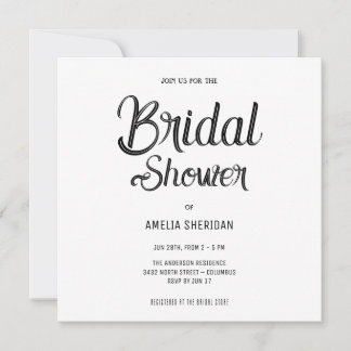 Carte De Remerciements Calligraphie Élégante | Baby Shower Mariage