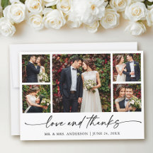 Calligraphie moderne encre stylo amour Mariage 5 P