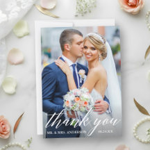 Calligraphie moderne Mariage Mariée Groom Photo