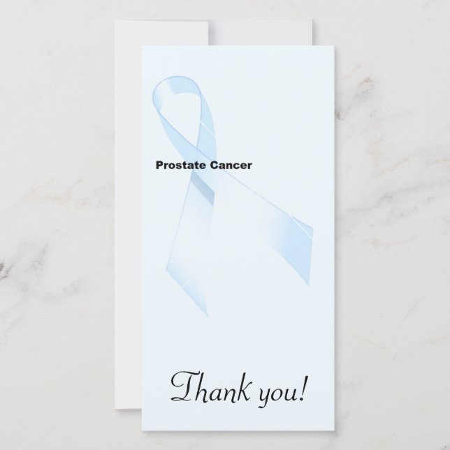Carte De Remerciements Cancer de la prostate (Devant)