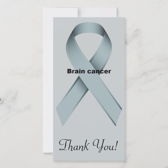 Carte De Remerciements Cancer du cerveau (Devant)