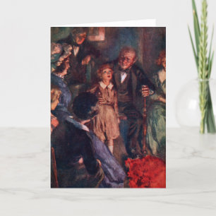 Carte De Remerciements Carol de Noël : La famille Cratchit 