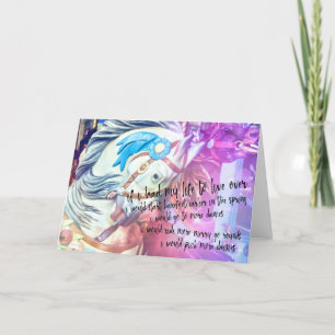 Carte De Remerciements CAROUSEL ROUND Grey Card