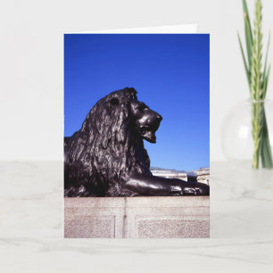 Carte De Remerciements Carré Lion de bronze Trafalgar