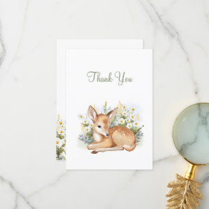 Carte De Remerciements Cartons d'invitation à une baby shower avec un ado