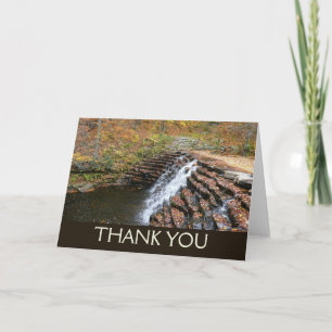 Carte De Remerciements Cascade à Laurel Hill State Park II