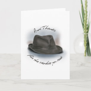 Carte De Remerciements Casquette pour Leonard 1