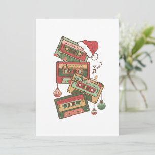 Carte De Remerciements cassettes de musique de Noël