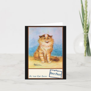 Carte De Remerciements Cat Show Premier prix Louis Wain