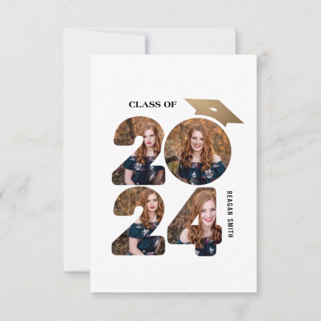 Carte De Remerciements Catégorie 2024 (Devant)