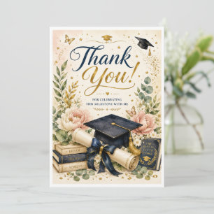 Carte De Remerciements Célébrez une remise de diplômes mémorable tout en