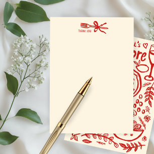 Carte De Remerciements C'est l'Amore Nourriture Italienne Mariage personn