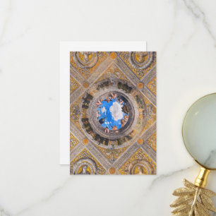 Carte De Remerciements Chambre des nuptiales, plafond par Andrea Mantegna