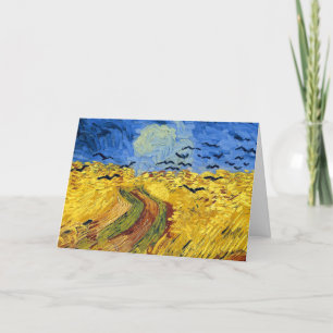 Carte De Remerciements Champ de blé de Van Gogh peinture impressionniste