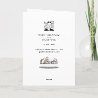 Carte De Remerciements Chanter au Nouvel Jour -