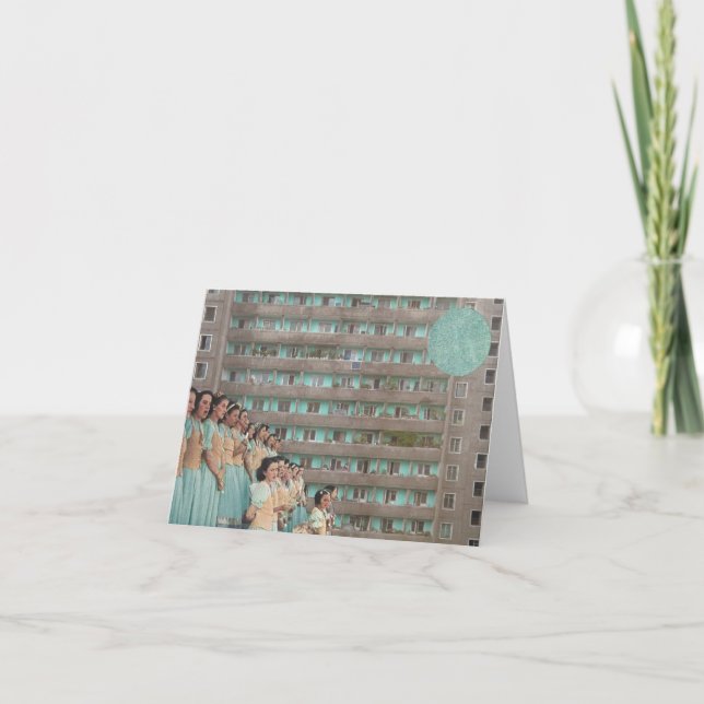 Carte De Remerciements Chantez votre coeur - (Devant)