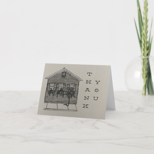 Carte De Remerciements Charleston (Devant)