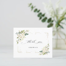 Charme Fleurs blanches Parties scintillant or Mari