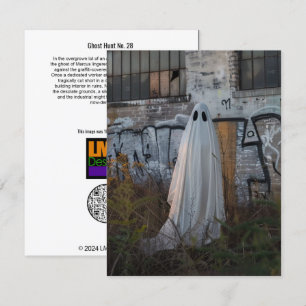 Carte De Remerciements Chasse aux fantômes no 28