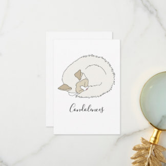 Carte De Remerciements Chat Ragdoll Sleepy