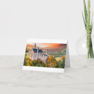 Carte De Remerciements château de Neuschwanstein