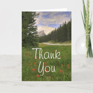 Carte De Remerciements Château Mountain Banff