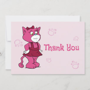 Carte De Remerciements Chats Boomi