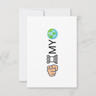 Carte De Remerciements Chess player thank you card