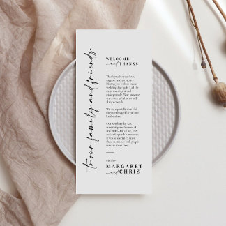 Carte De Remerciements Chic Calligraphy Monogram Wedding Thank You Card 