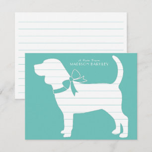 Carte De Remerciements Chien beagle Chien Chien Chien Chien Chien Chien C