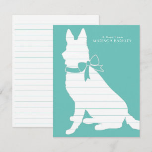 Carte De Remerciements Chien Chien Chien Chien Allemand Chien Chien Chien