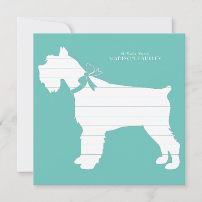 Carte De Remerciements Chien Chien Chien Chien Chien Chien Chien Miniatur (Devant)