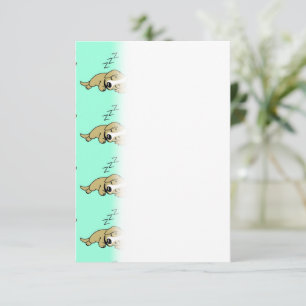 Carte De Remerciements Chien endormi ZZZ Miniature American Shepherd Pet