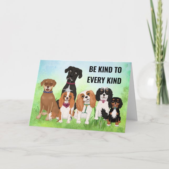 Carte De Remerciements Chien mignon personnalisé (Devant)