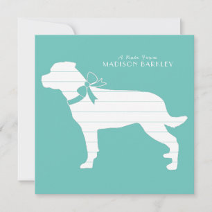Carte De Remerciements Chien Rotweiler Chien Puppy