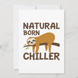 Carte De Remerciements Chiller naturel né