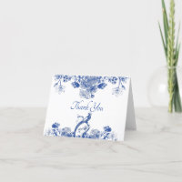 Chine florale bleue et blanche Motif avec oiseaux