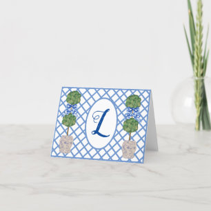 Carte De Remerciements Chinoiserie Ginger Jar Jars Topiary 