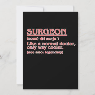 Carte De Remerciements Chirurgie Définition Chirurgie Docteur Médicale Ne