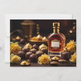 Carte De Remerciements Chocolats dorés à haute lune