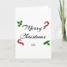 Christmas Wishes Standard-Size Greeting Card