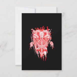 Carte De Remerciements Church Of Satan Venin All Hail Goat Satanic Baphom