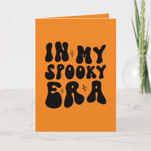 Carte De Remerciements Chute Vintage À Mon Époque Éffrayante Rétro Hallow