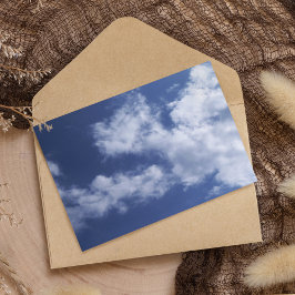 Carte De Remerciements Ciel